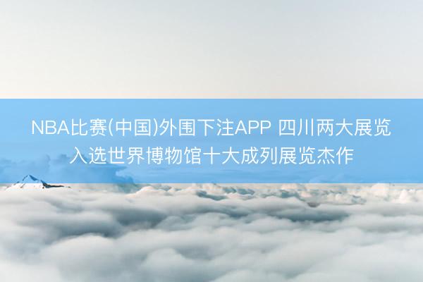 NBA比赛(中国)外围下注APP 四川两大展览入选世界博物馆十大成列展览杰作
