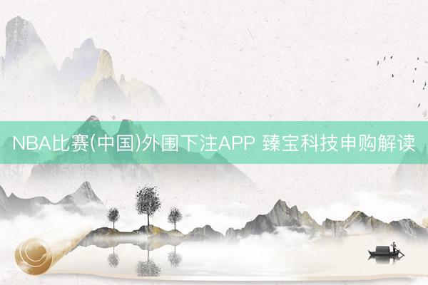 NBA比赛(中国)外围下注APP 臻宝科技申购解读