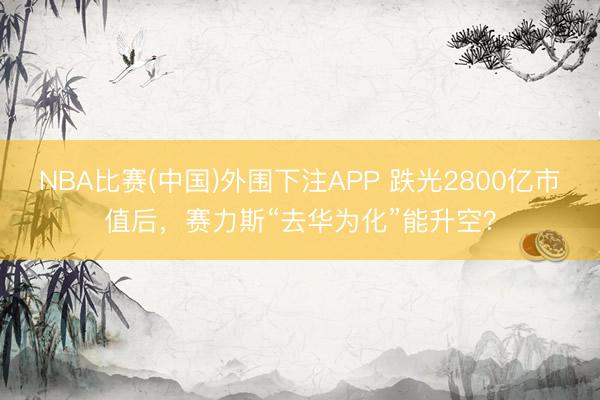 NBA比赛(中国)外围下注APP 跌光2800亿市值后,赛力斯“去华为化”能升空?